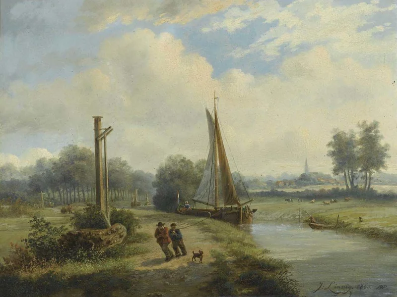 1815-Jozef Linnig - Il canale di Breda